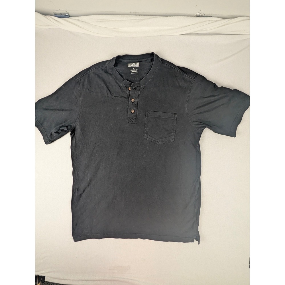 Duluth Trading Company Mens Longtail T Henley Shirt Bundle 3 Pack Red Black L - Picture 8 of 16